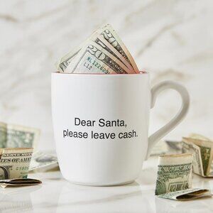 That's All Holiday Mug - Please Leave Cash/NWT